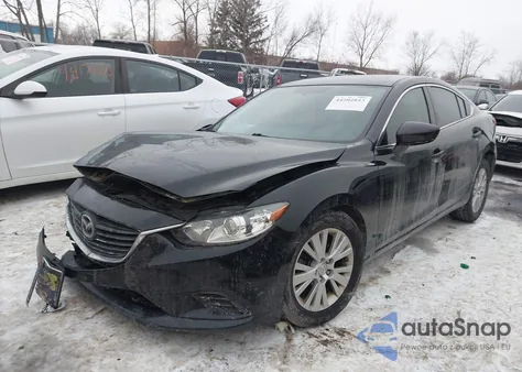 2014 Mazda Mazda6 I Sport z USA, uszkodzony, nr VIN JM1GJ1U58E1107726
